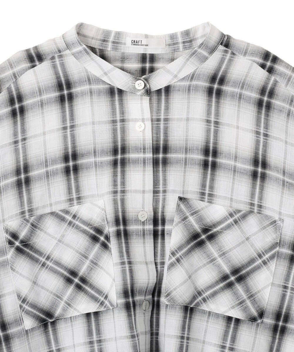 CRAFT STANDARD BOUTIQUE バックギャザーポンチョシャツ 