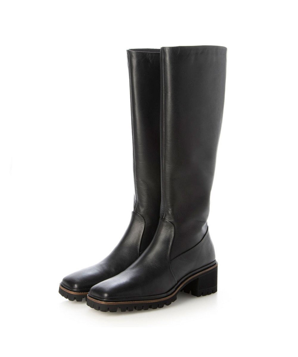 MODE ET JACOMO <D'ICI>タンクソールスクエアトゥロングブーツ 
