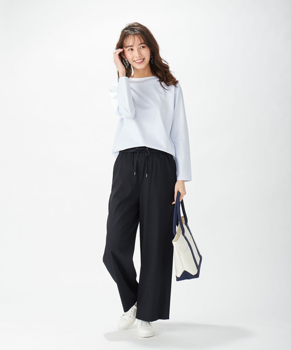 J.PRESS LADIES 【洗える】T／Rアルデンテツイル パンツ 