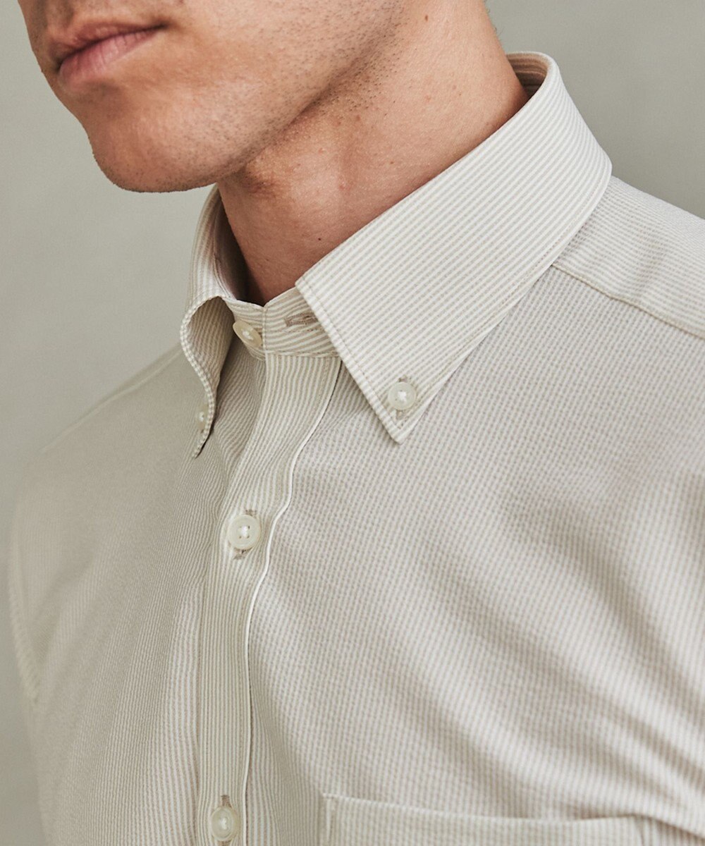 GOTAIRIKU とにかく涼しい/酷暑対応【シワになりにくい/吸水速乾】クールマックスサッカーシャツ 