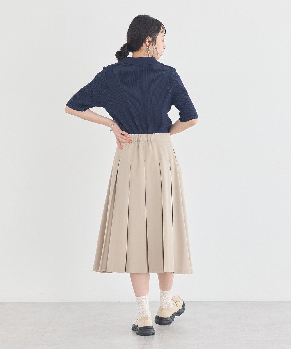 earth music&ecology ミニフリルポロカーディガン 