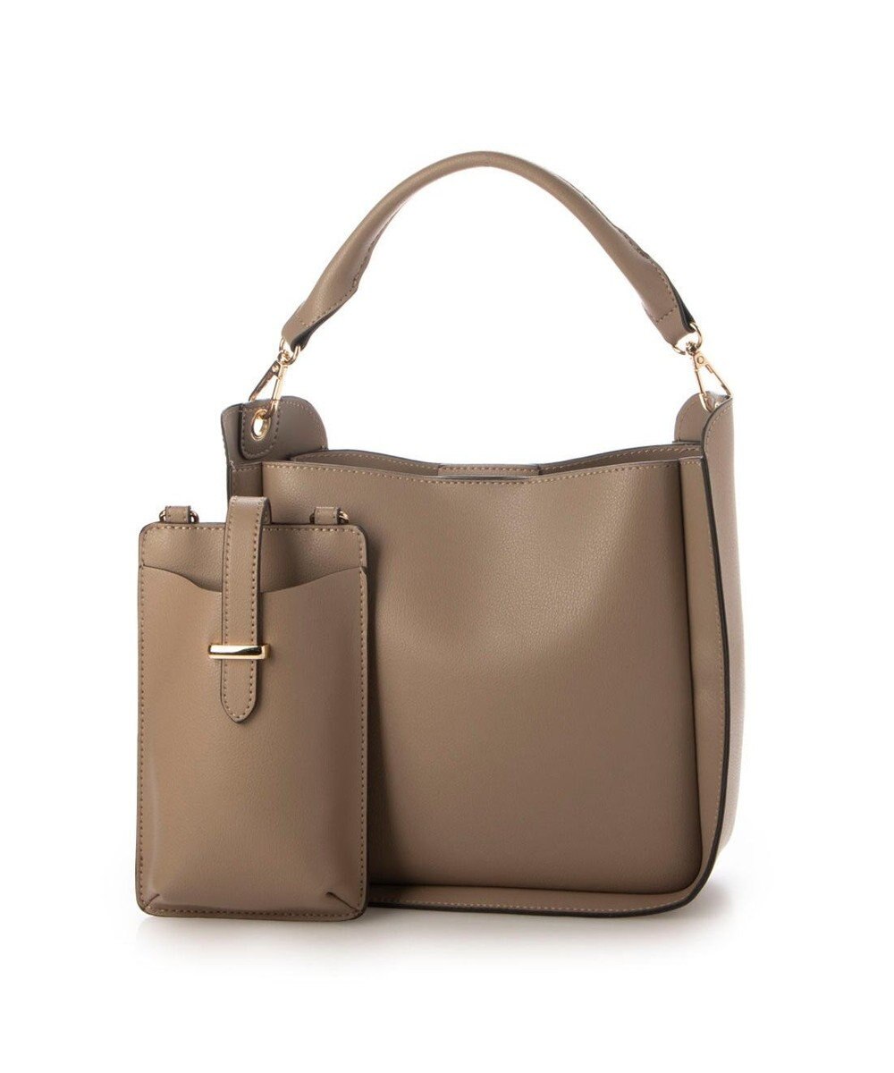 UNBILLION カシュカシュ cachecache / スマホショルダー付きラウンドショルダーバッグ 