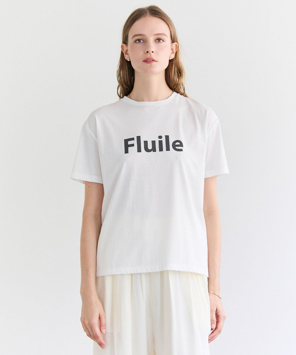 BEIGE， STELLERITE / コットンロゴTシャツ 