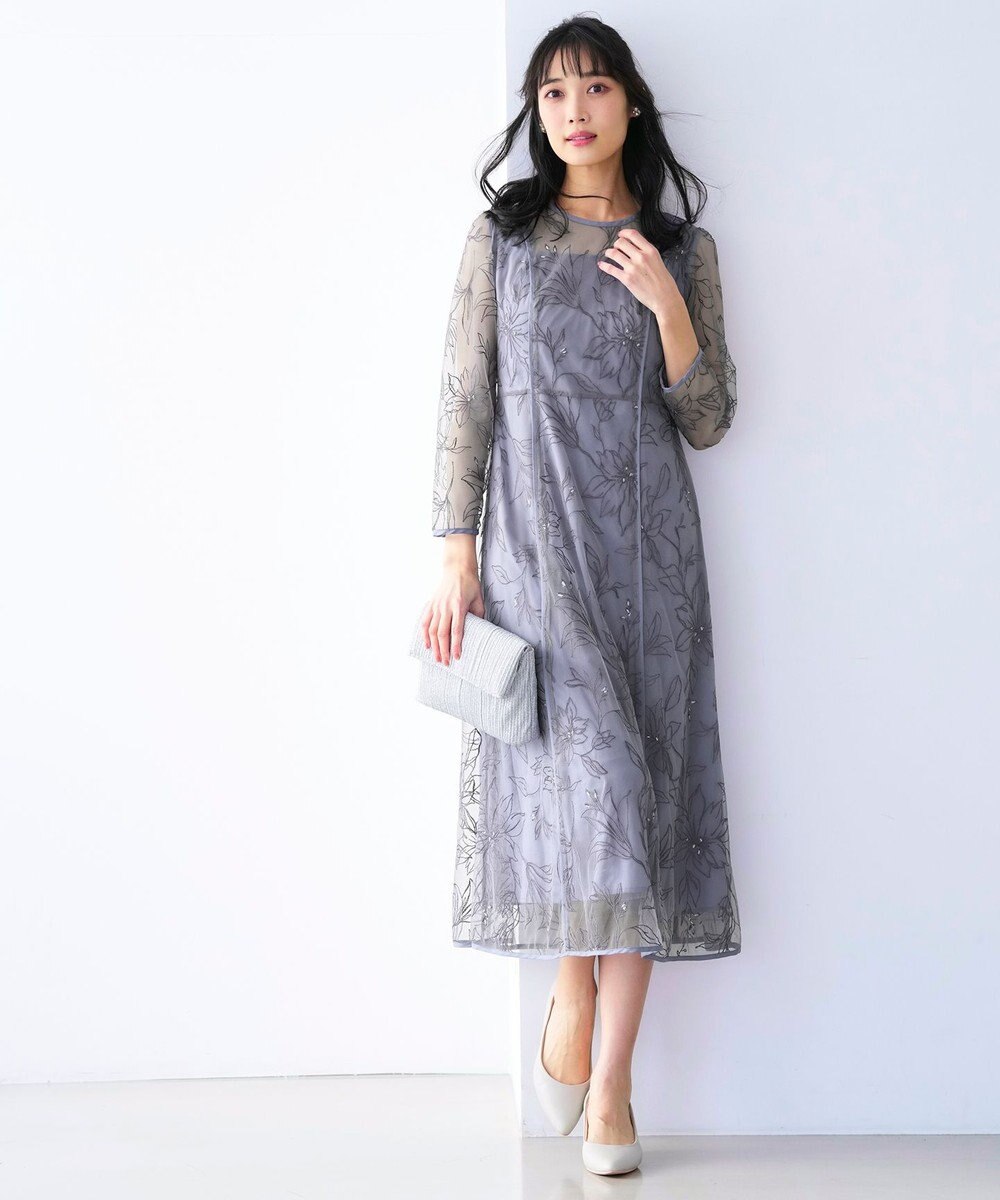 ANY SIS 【Lily Calin】グレースフラワー ドレス 