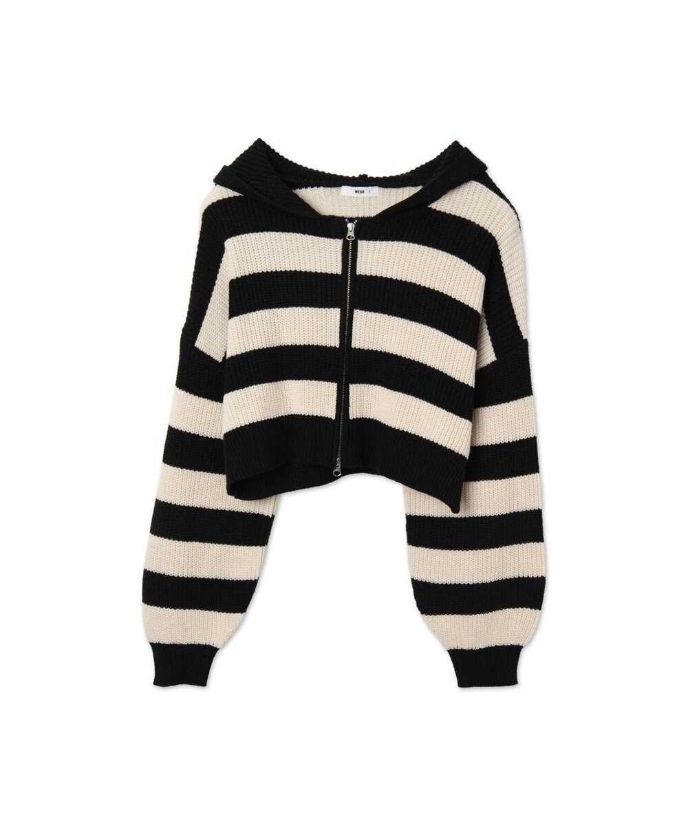 WEGO ダブルジップニットパーカー 