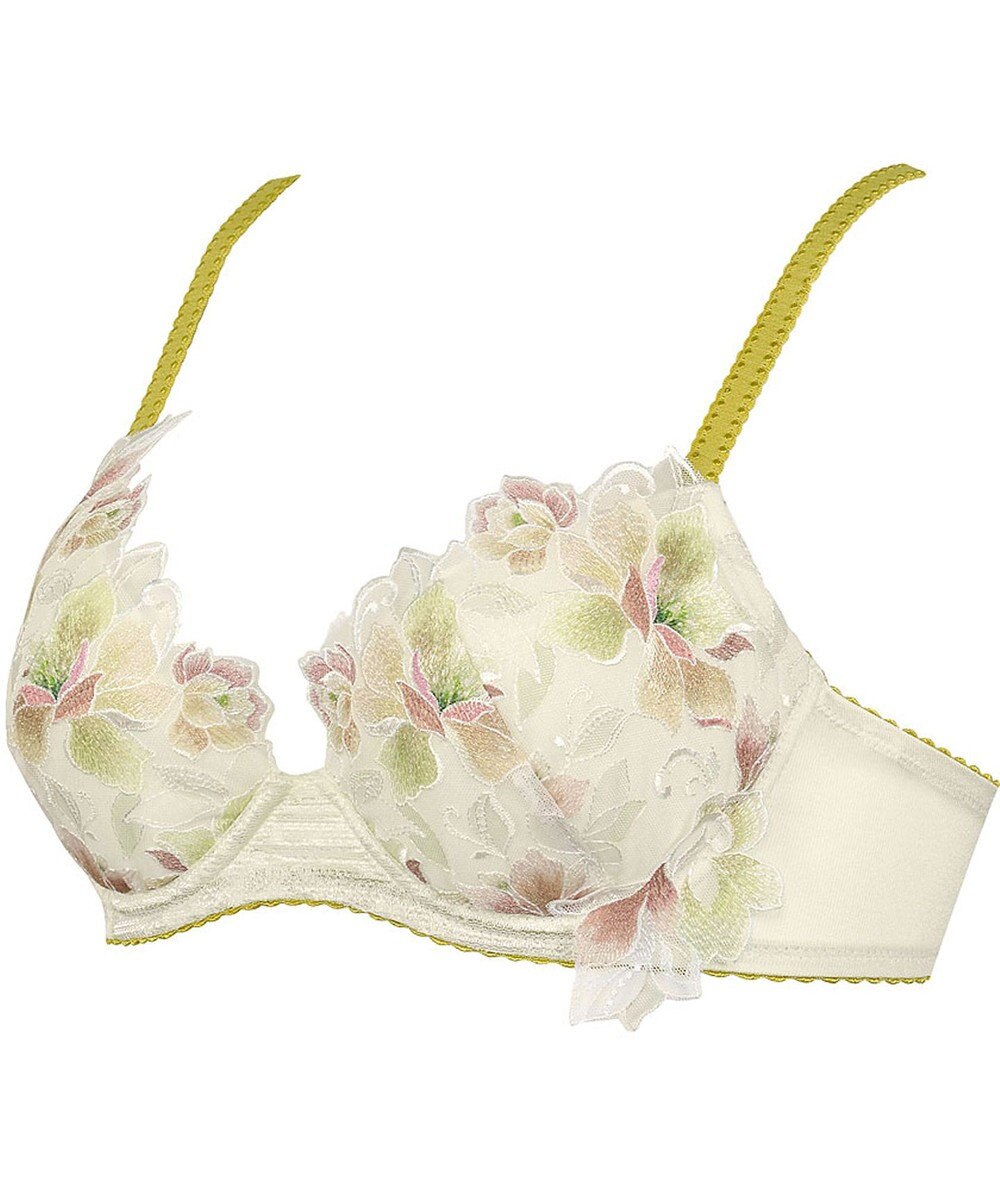 Wing ブラジャー Wing Lesiage ふっくら、まる胸メイク 背中にやさしくフィット 【2860シリーズ】 パッド有 ブラ PB2860 ウイング／ワコール 