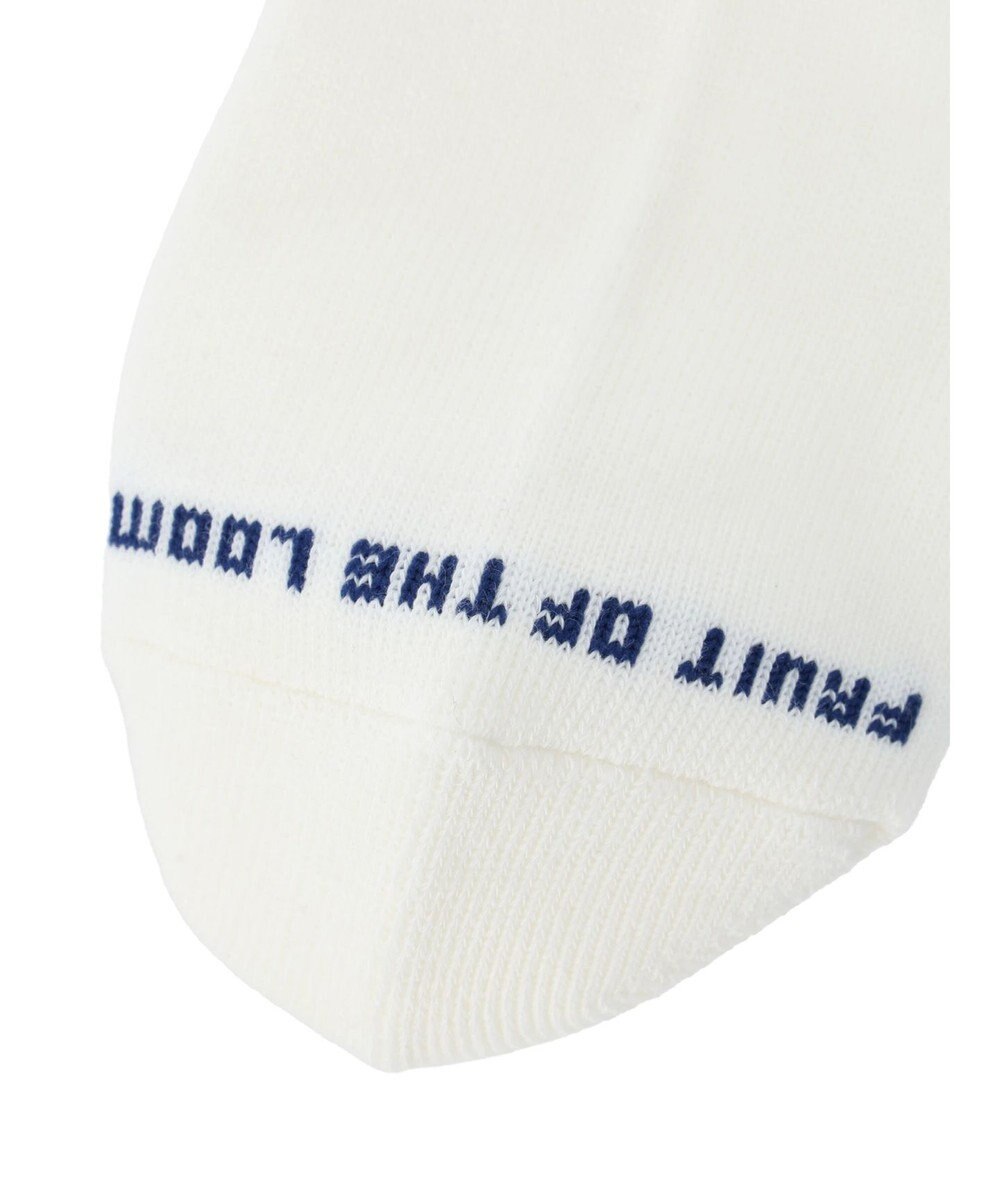 Green Parks ■ＦＲＵＩＴ　ＯＦ　ＴＨＥ　ＬＯＯＭ　３Ｐロゴ刺繍ソックス 