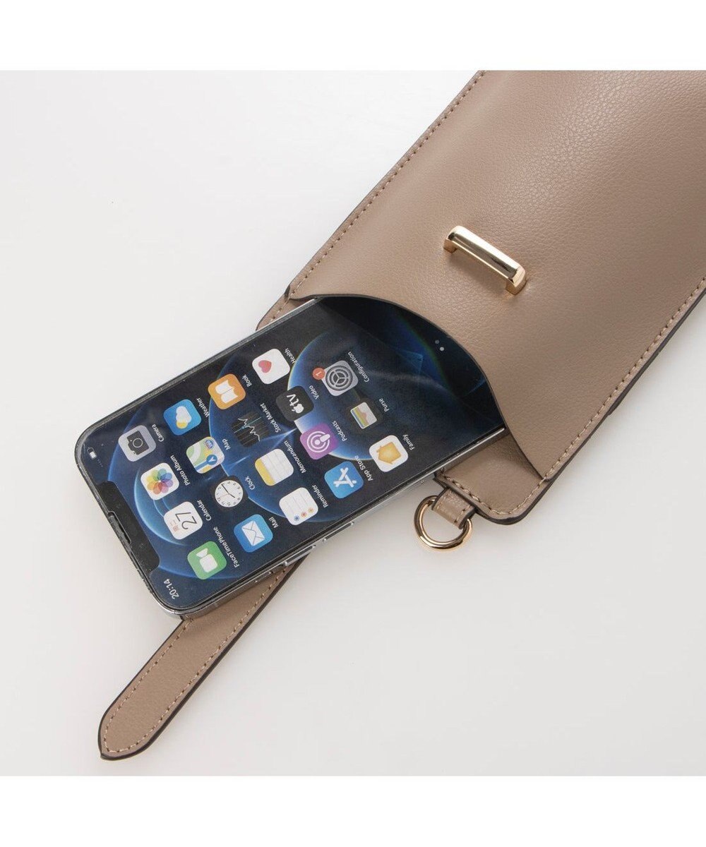 UNBILLION カシュカシュ cachecache / スマホショルダー付きラウンドショルダーバッグ 