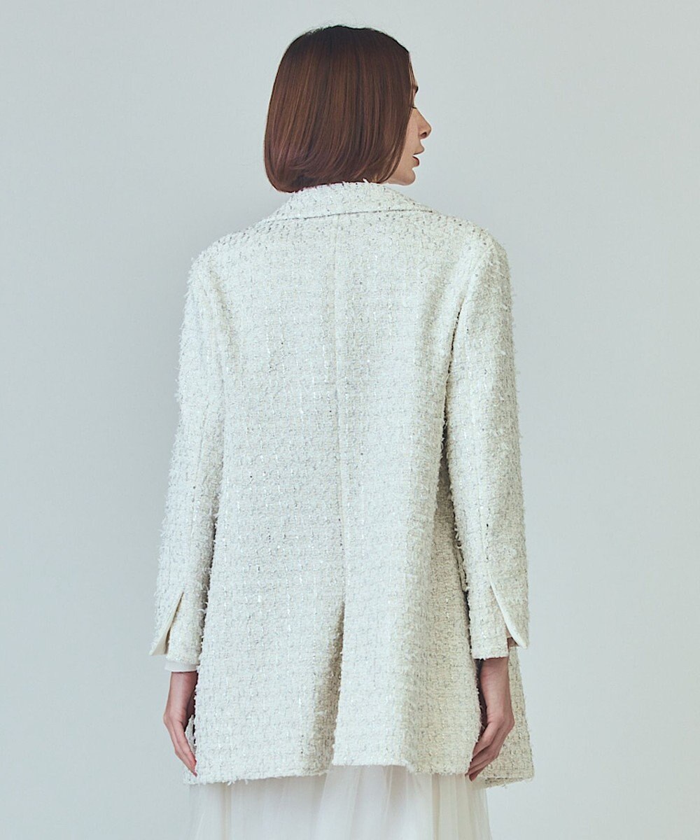 GRACE CONTINENTAL ツイードテーラードコート 