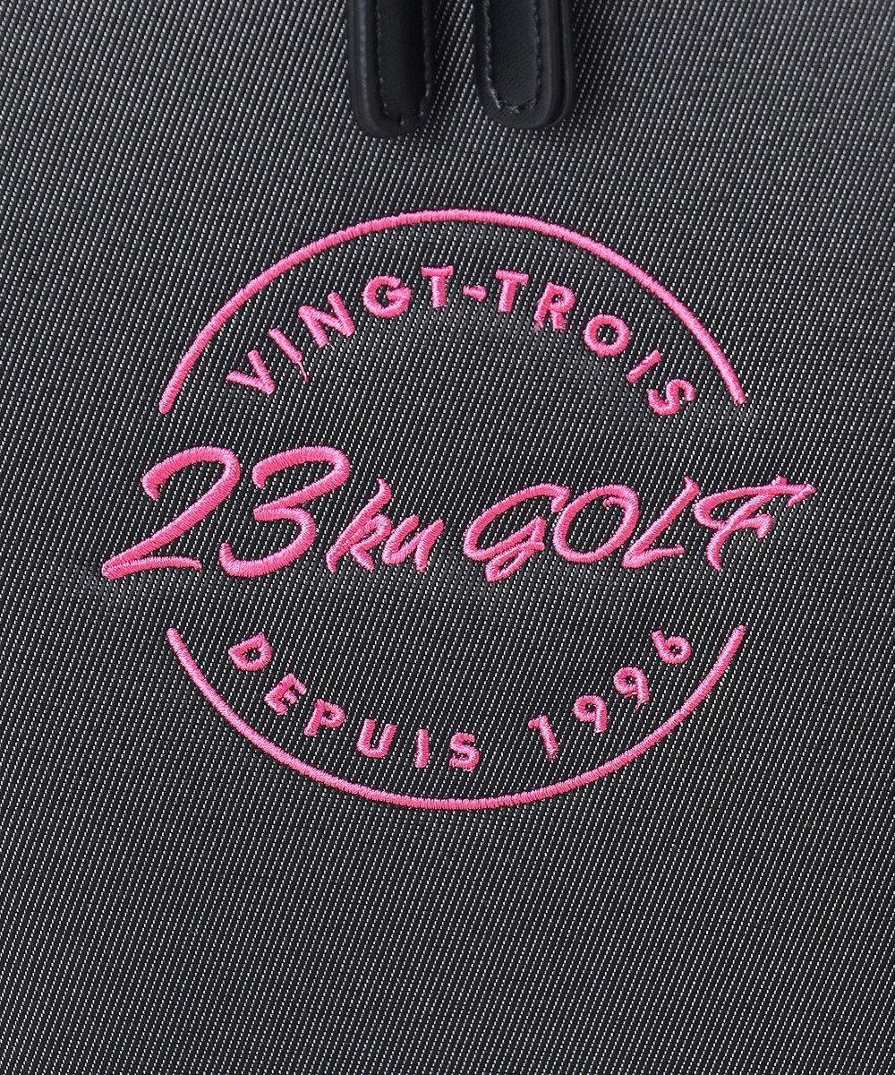 23区GOLF 【WOMEN】合皮×デニム調キャディバッグ 他と被らない 大人ピンクが初登場 