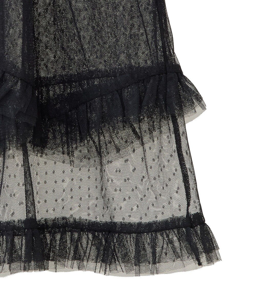 earth music&ecology ドットチュールスカート 