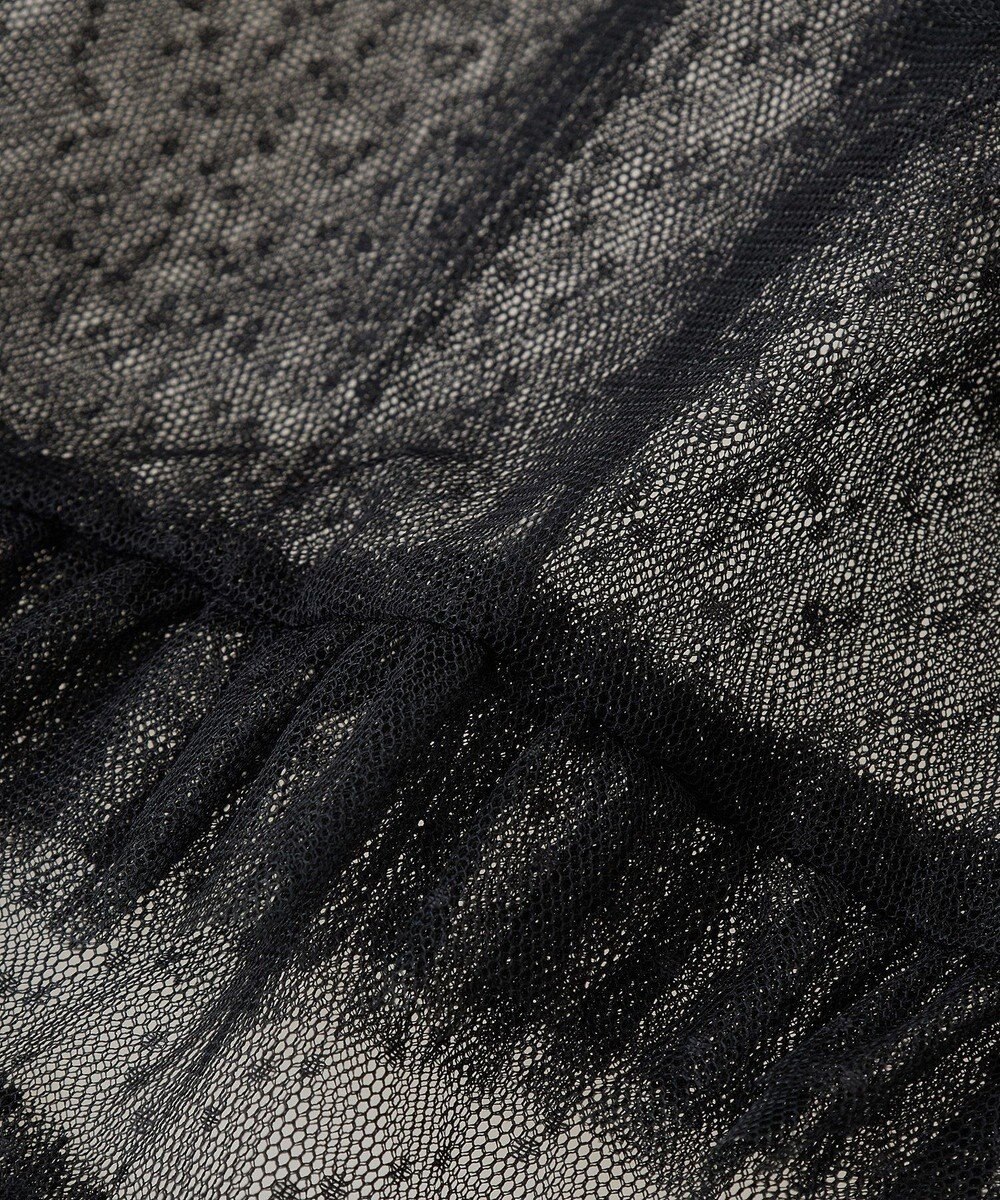 earth music&ecology ドットチュールスカート 