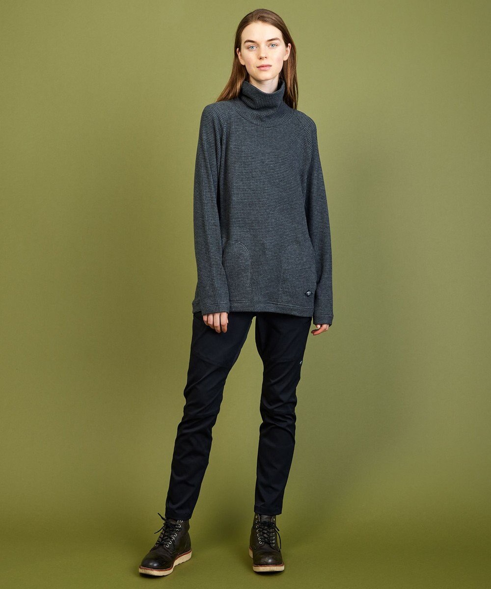 JOSEPH ABBOUD MOUNTAIN 【吸湿発熱/蓄熱保温/】 ソフトウォームワッフルタートル プルオーバー カットソー 