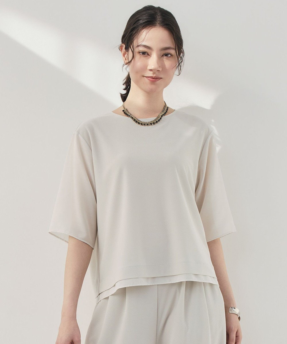 自由区 ストレッチアムンゼン Tブラウス 