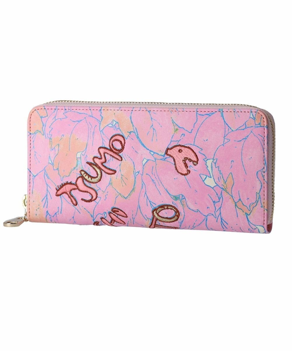 tsumori chisato CARRY 葉っぱ ラウンドファスナー長財布 