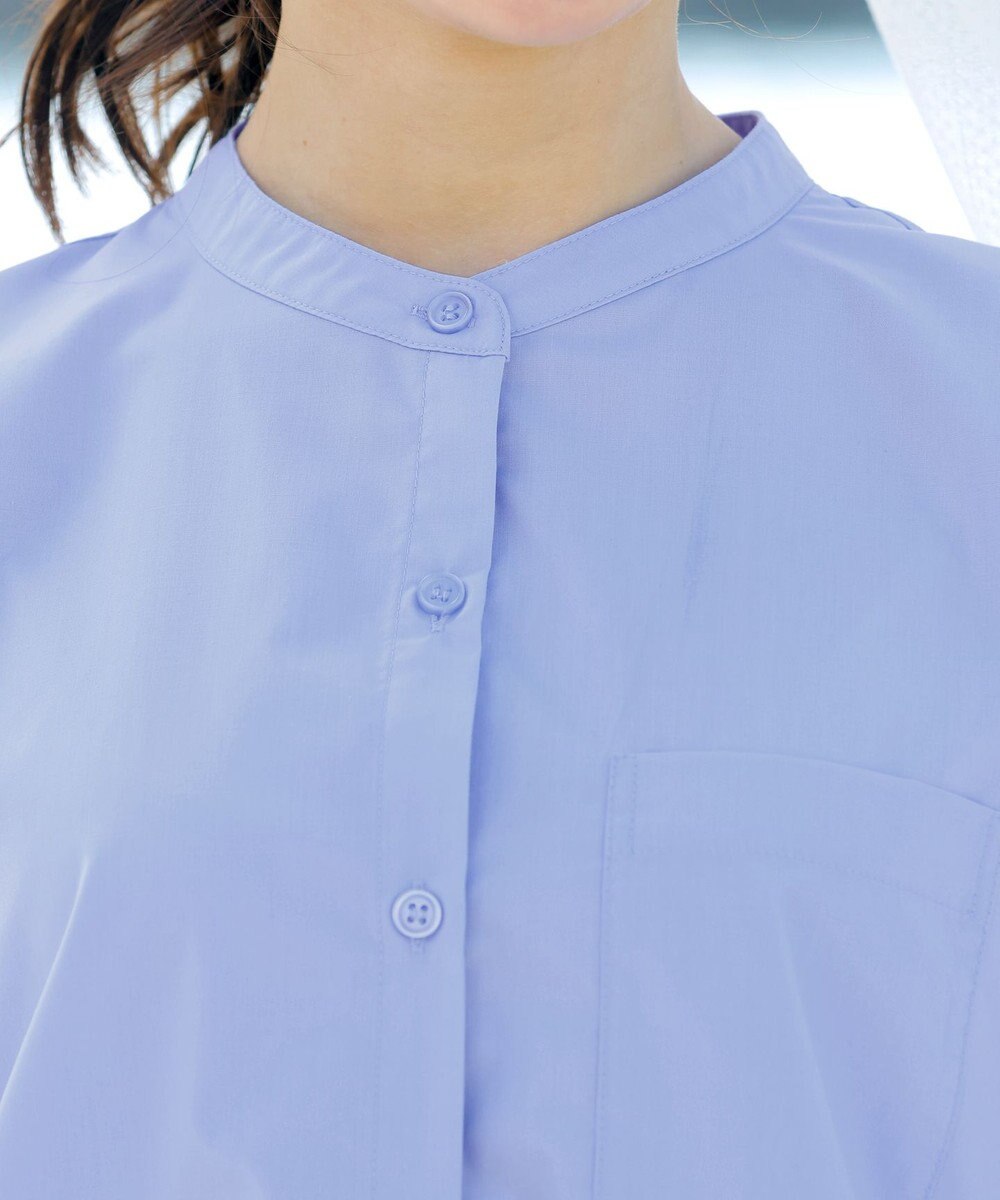 Tiaclasse 【洗える】ノースリーブ後ろタックティアードブラウス 