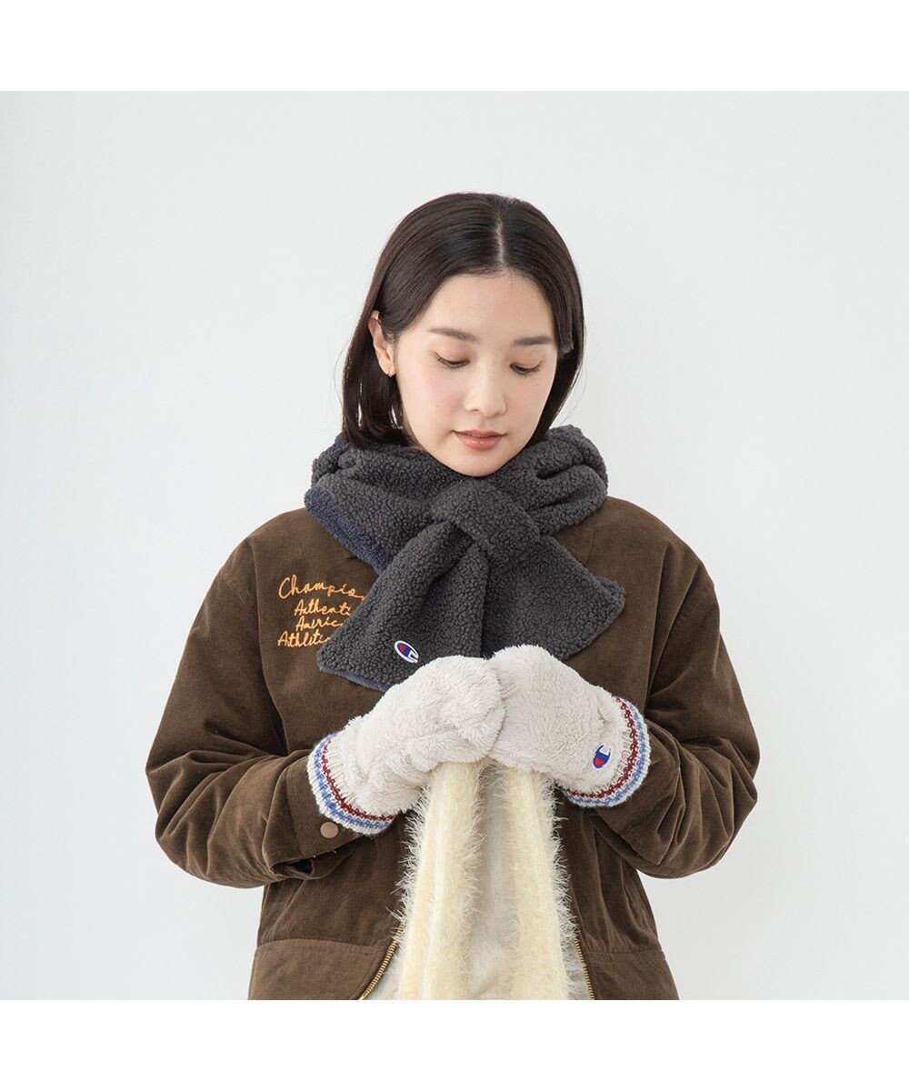 林八百吉商店 Champion　シープボアフーディーマフラー 