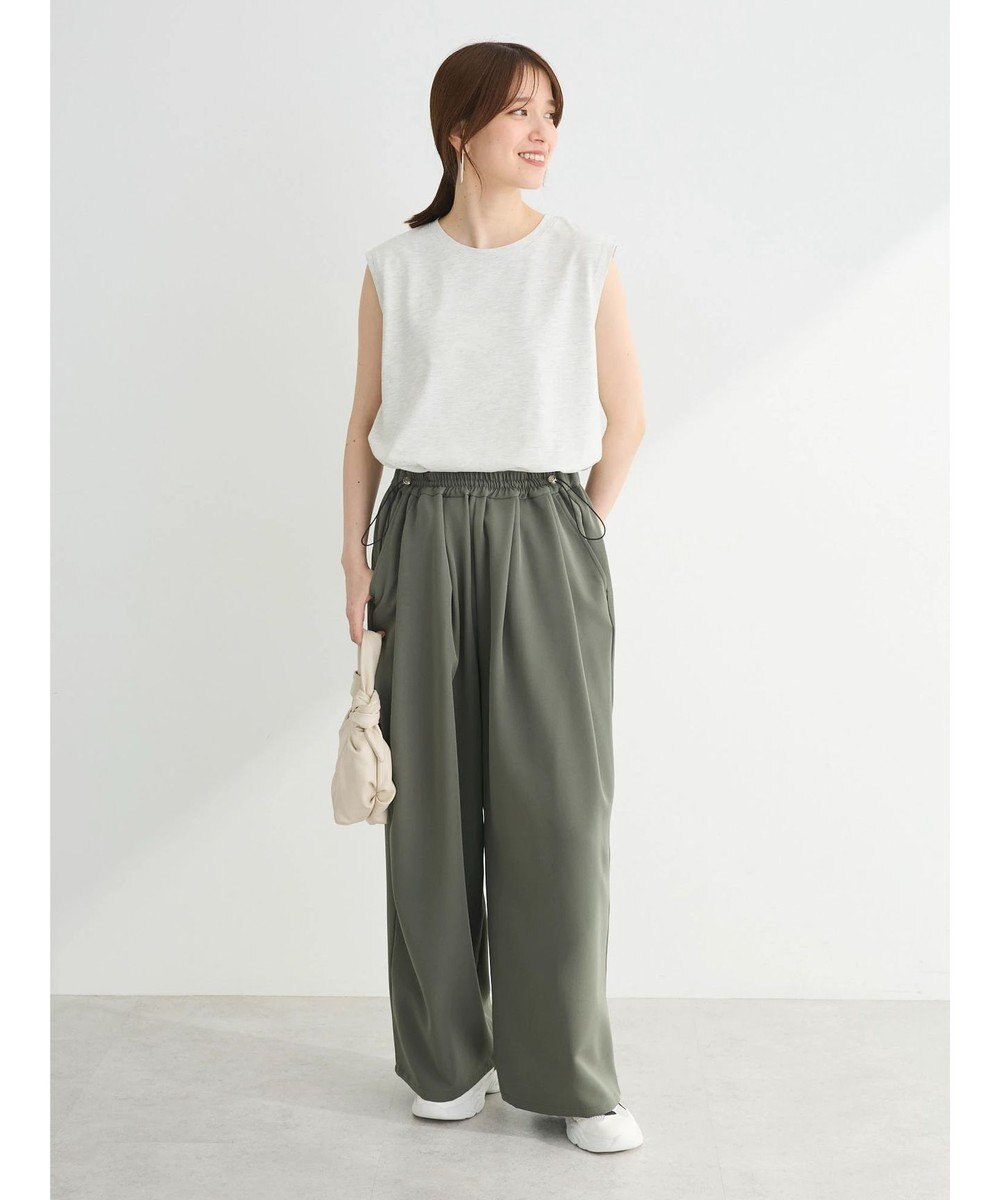 Green Parks ・ＥＬＥＮＣＡＲＥ　ＤＵＥ　ウエストドロストパンツ 
