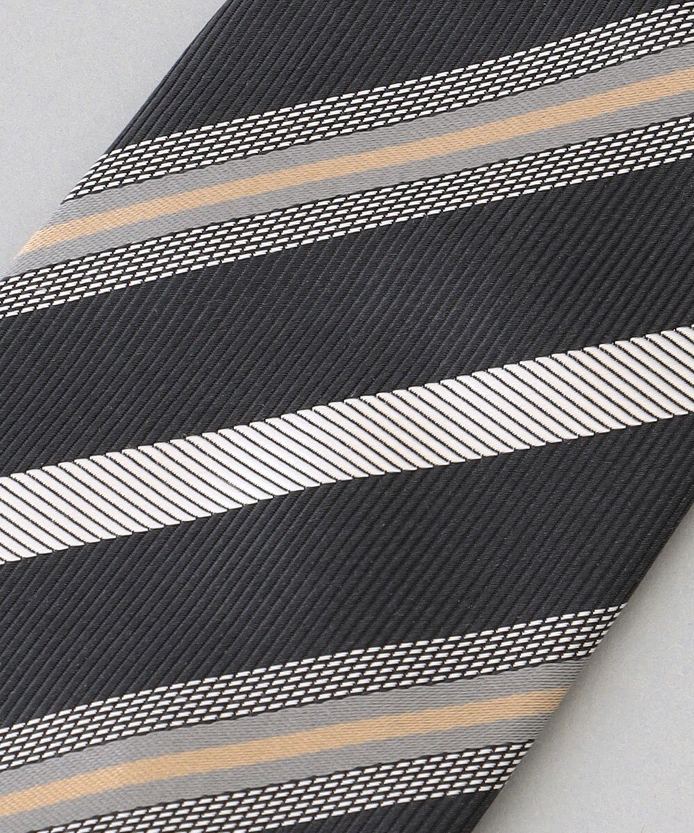 GOTAIRIKU GOTAIRIKU別注【日本製】シルク ネクタイ_レジメンタル 