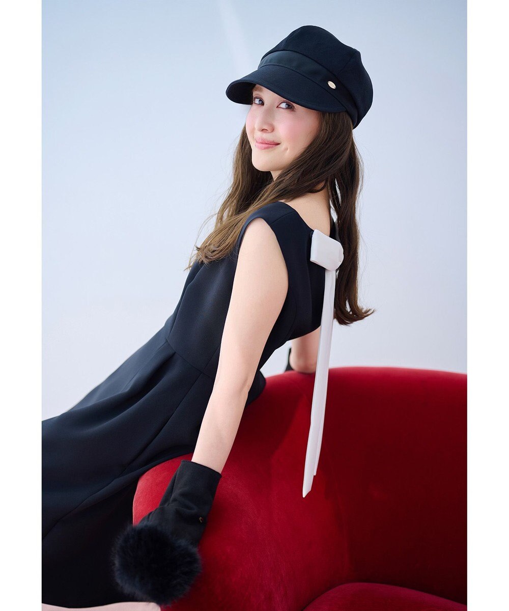 TOCCA 【百田夏菜子さん着用】FAKE SUEDE FUR HANDWARMER 手袋 