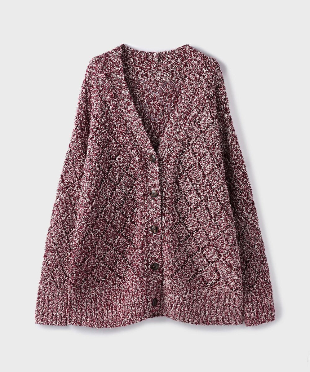 GRACE CONTINENTAL オーバーニットカーディガン 