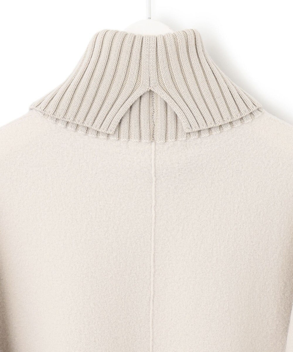 ICB L ミルドウール オフタートルプルオーバー 