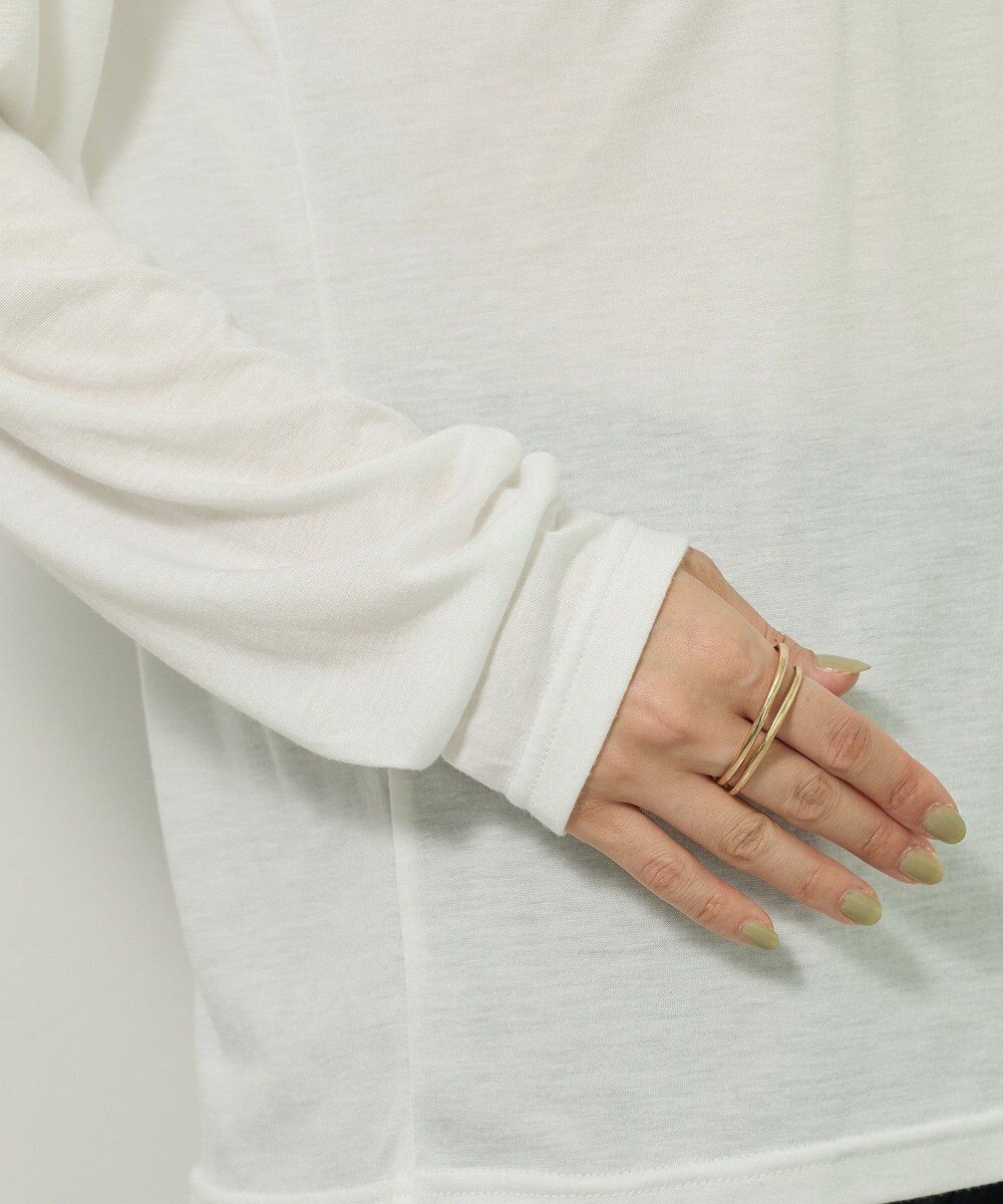 Green Parks ＳＥＴ２点２ｗａｙシャーリングニット＋インナー 