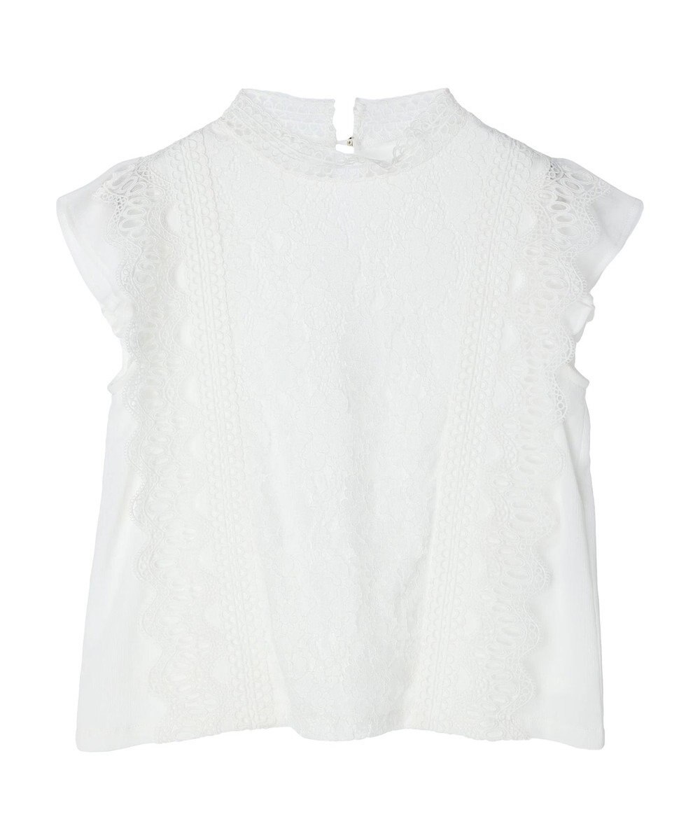 Green Parks ・ＥＬＥＮＣＡＲＥ　ＤＵＥ　イロイロレースブラウス 