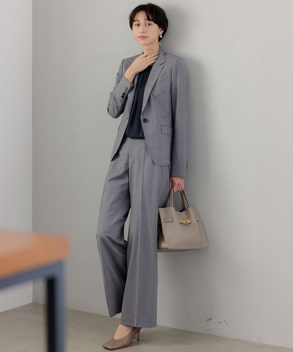 23区 S 【セットアップ対応】ラフィーネウール 一つ釦 ジャケット 