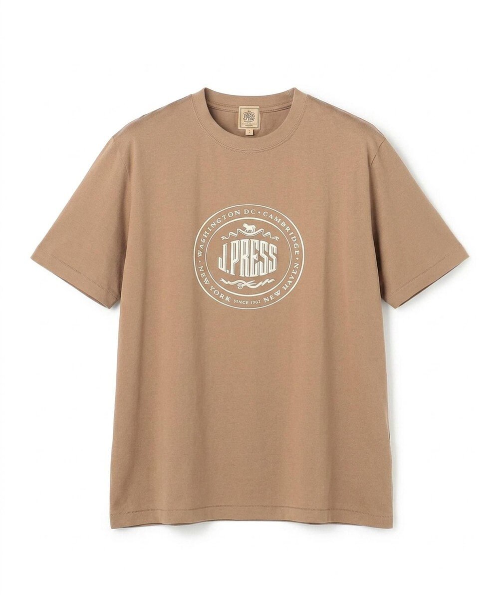 J.PRESS MEN 新色追加【着回し抜群】オーバルロゴ Tシャツ 