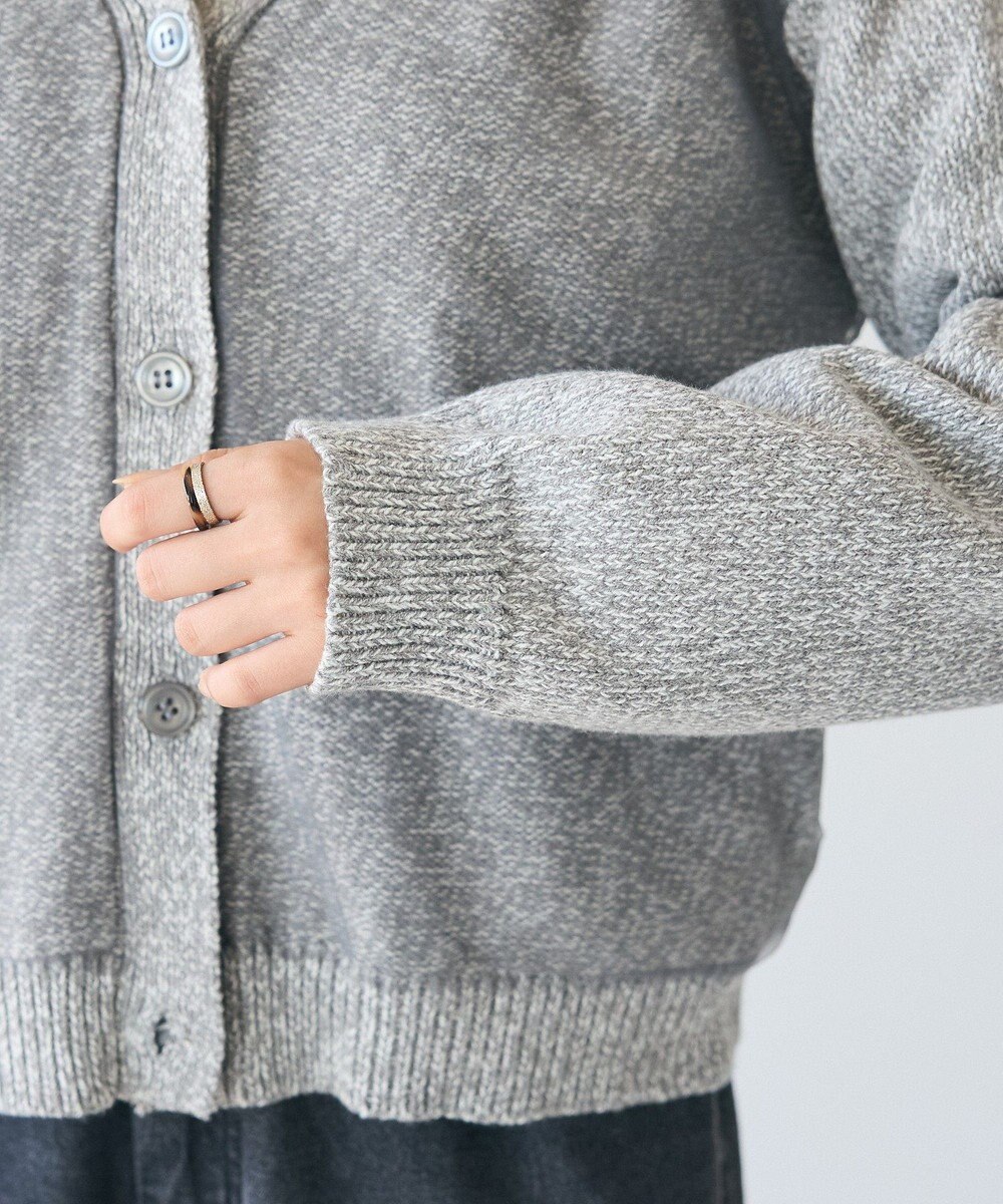 CRAFT STANDARD BOUTIQUE チュールドッキングニットカーディガン 