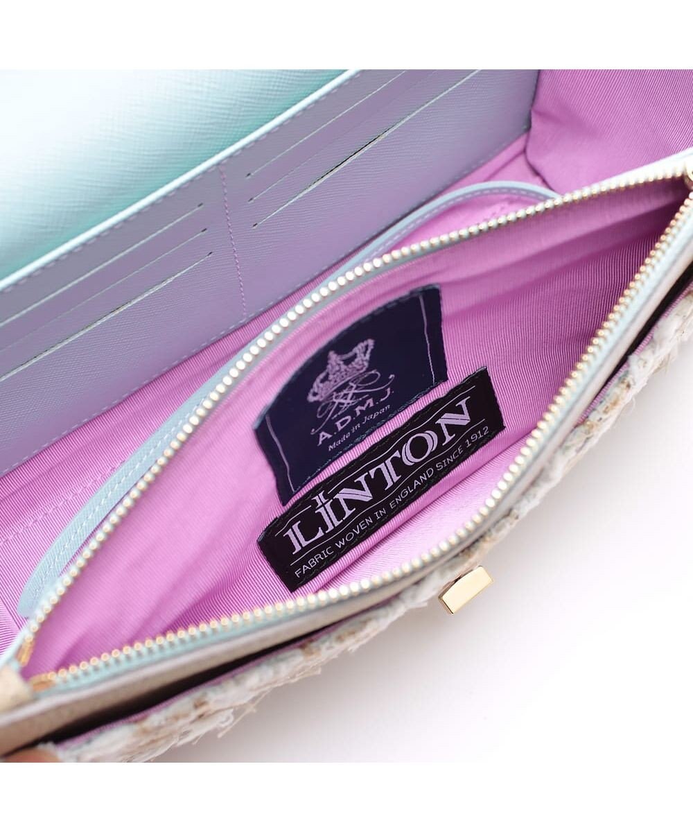 A.D.M.J. ファンシーツイードクラッチショルダー 