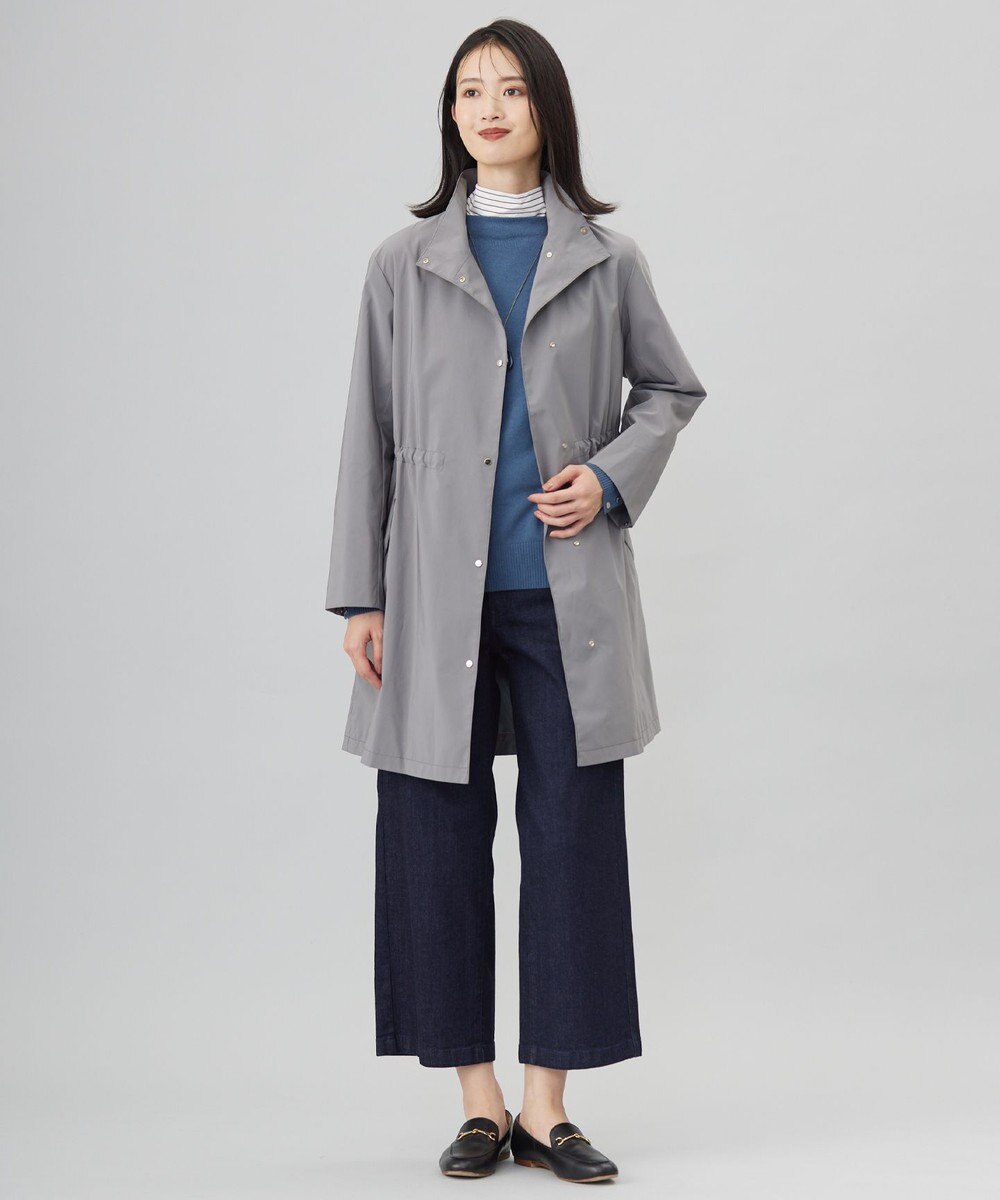 J.PRESS LADIES 【洗える】SOFT TOUCH WOOL 立ち襟 ニット 
