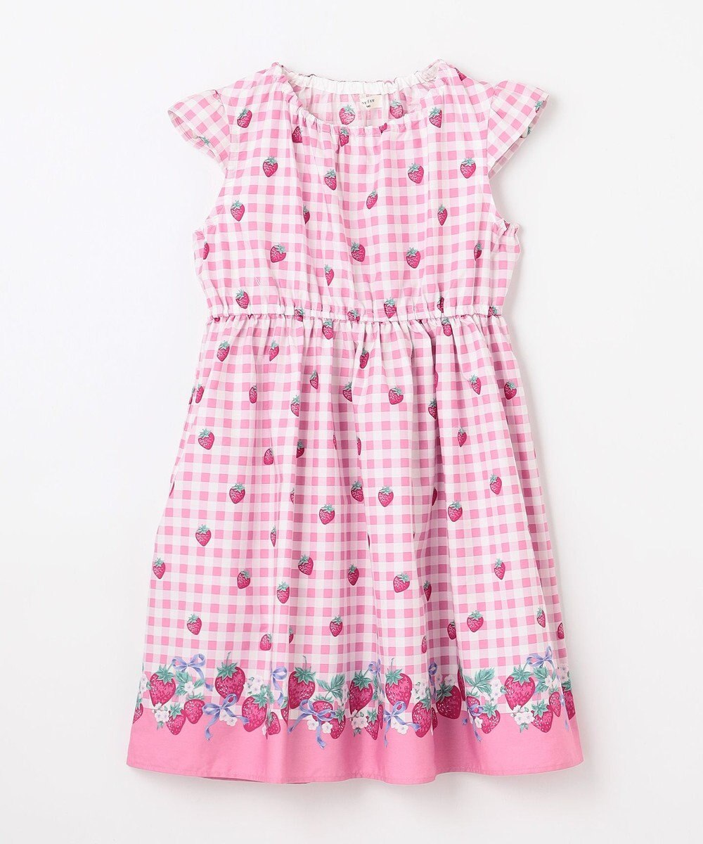 ANY KIDS 総柄 サマーワンピース 