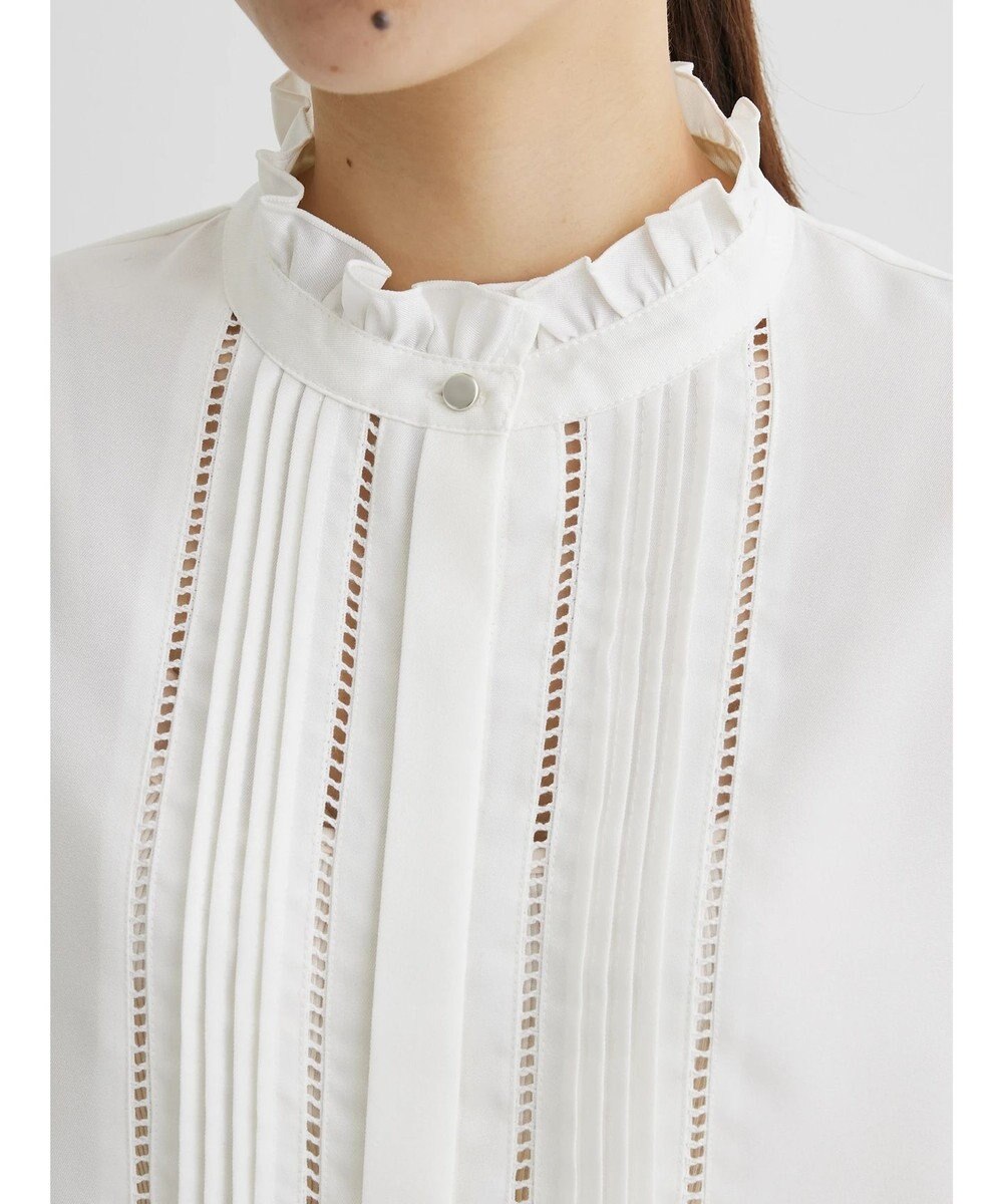 Green Parks ・ＥＬＥＮＣＡＲＥ　ＤＵＥ　ハシゴレースブラウス 