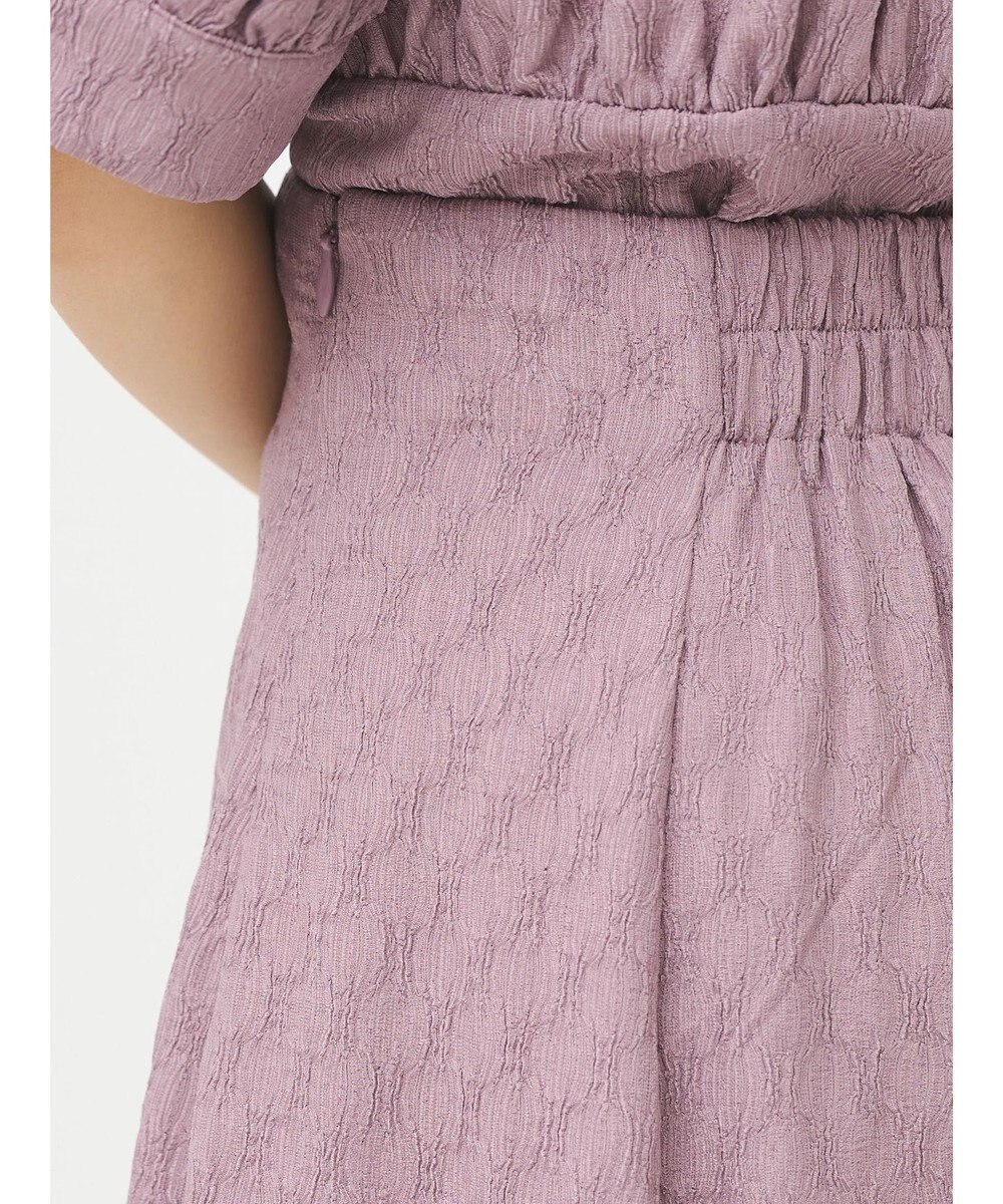 earth music&ecology ジャガードフレアスカート 