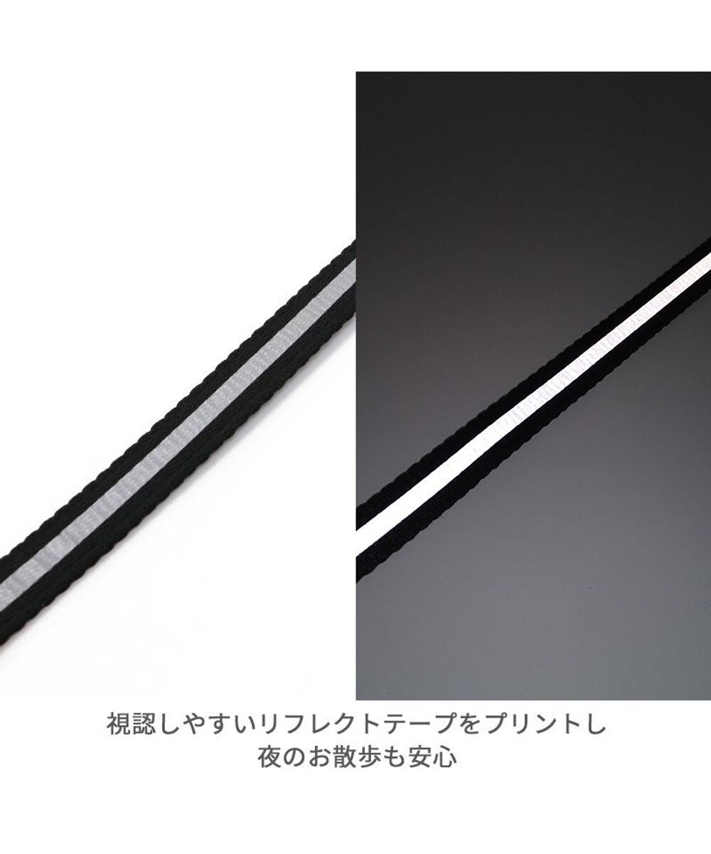 PET PARADISE 両面反射リード ブラック 120cm【ＳＳ~Ｓ】 