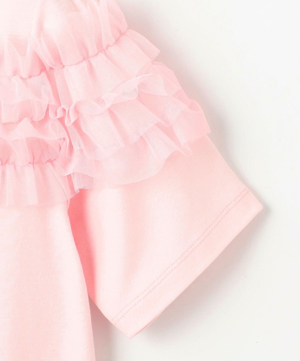 Feroux 【洗える・汗ジミが目立たない】デコルテチュール カットソー 