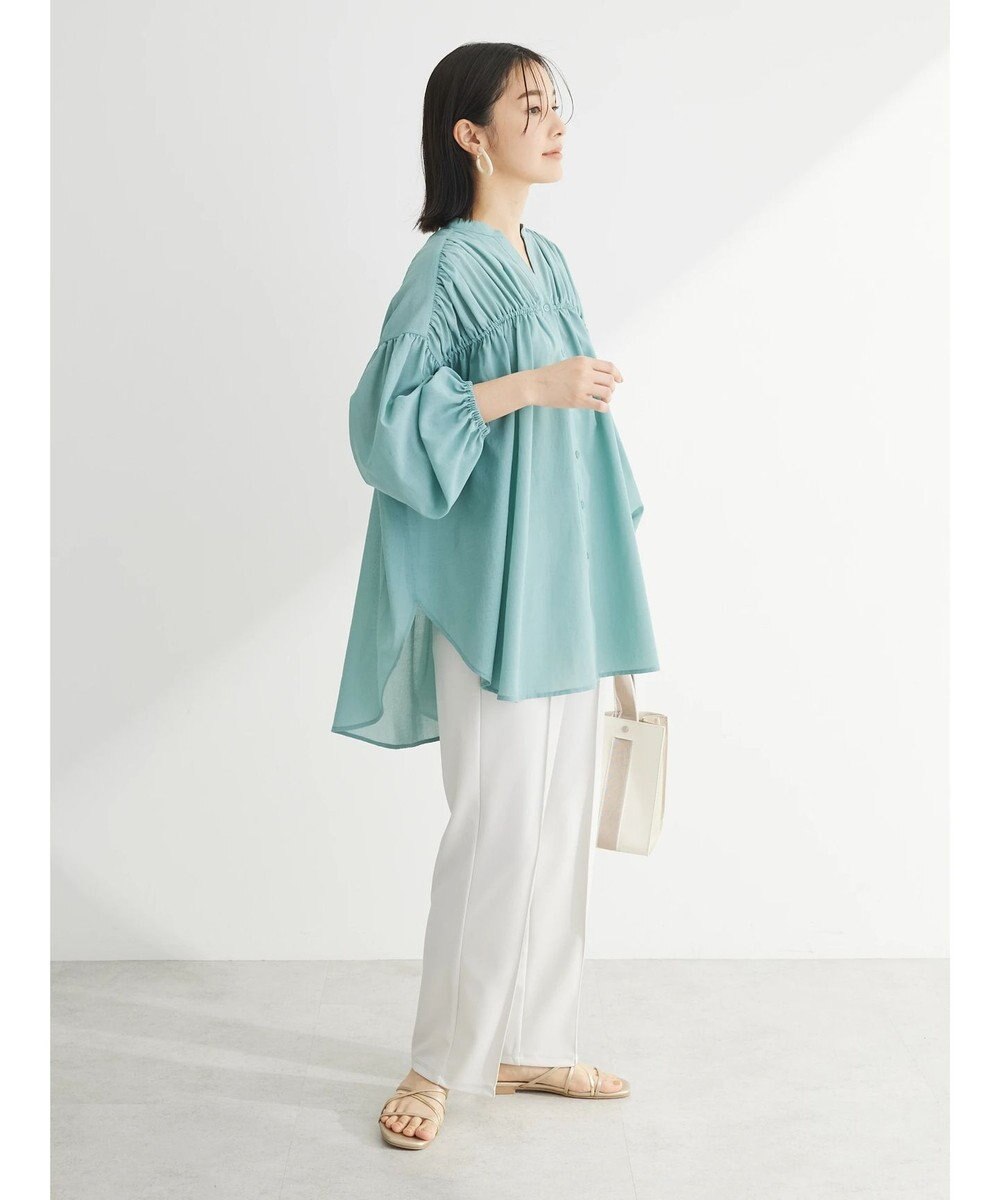 Green Parks シャーリングボリュームスキッパーチュニック 