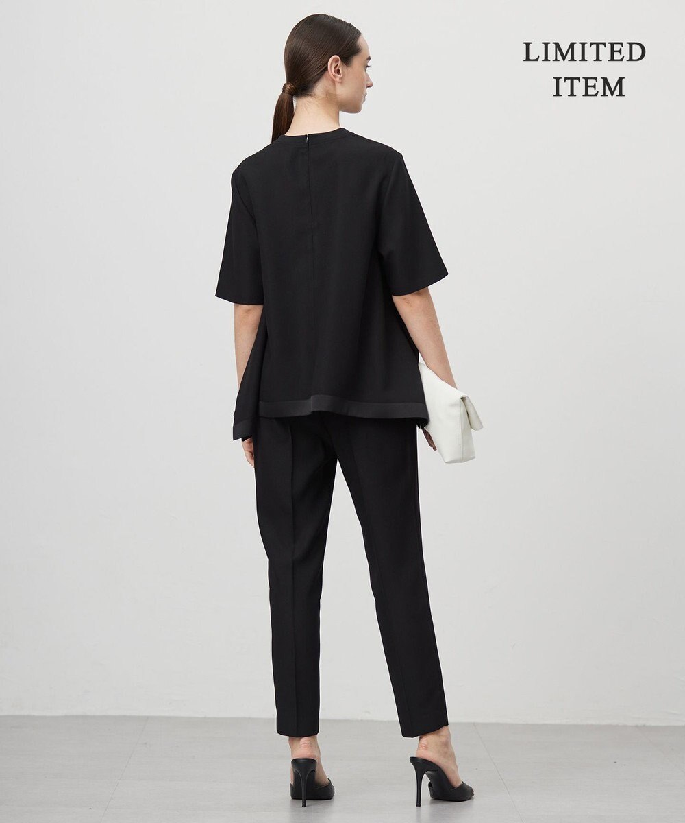 ICB L 【WEB限定・UVケア・速乾・洗える】 FluidBackSatin  Tブラウス 