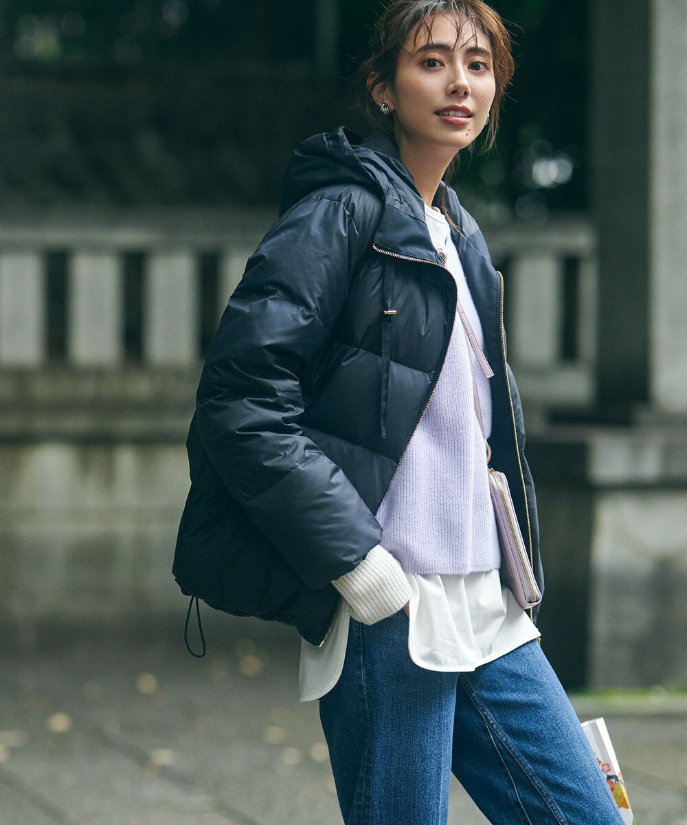 23区 【洗える】ウールカシミヤ Vネック ニット 