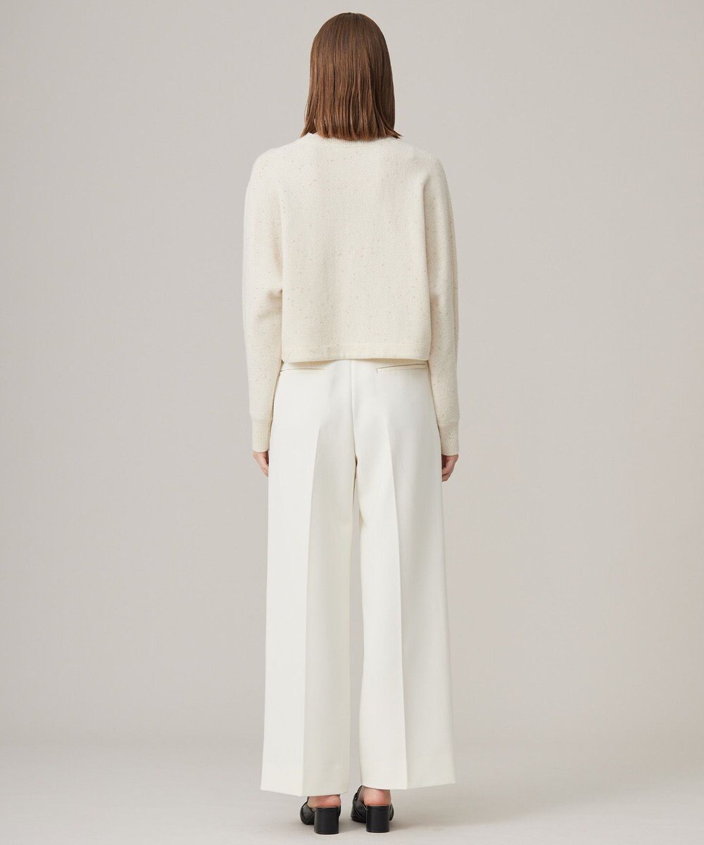 ICB 【洗える】ソフトカシミヤミックス ラメノットヤーンニット 