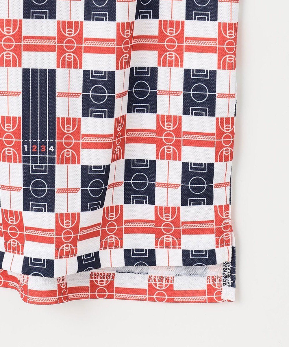 23区GOLF 【MEN】【吸水速乾/UVカット】フィールドチェック柄ポロシャツ 