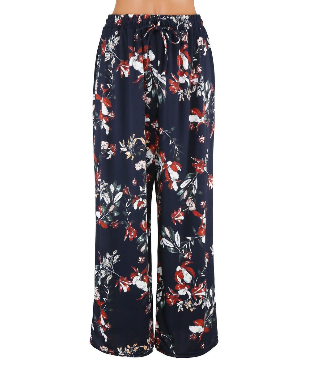 San-ai Resort（三愛水着楽園） 【SALE】ロングパンツセット水着　13L【Coral veil（コーラルヴェール）】 