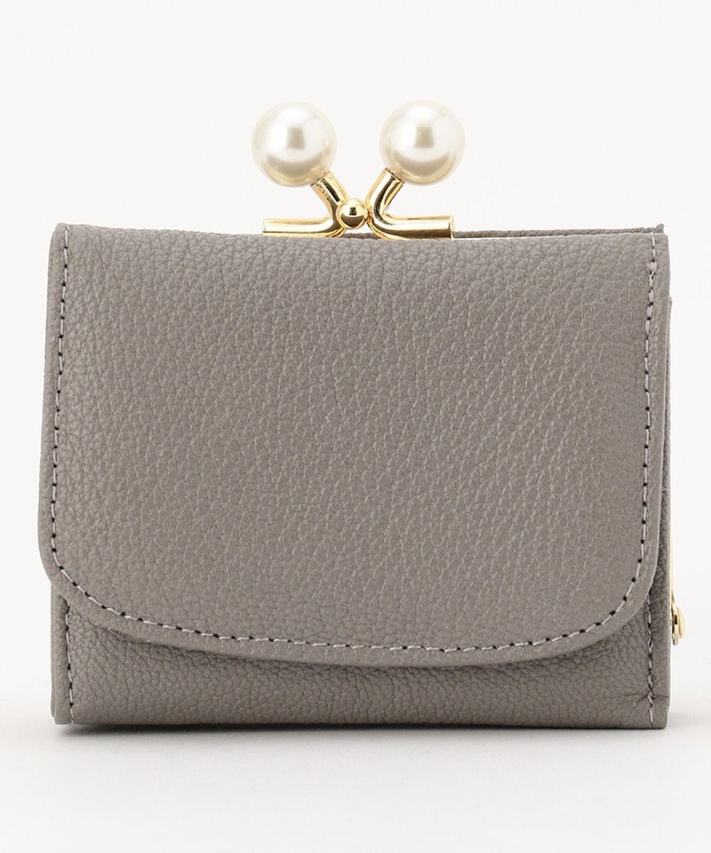 UNBILLION perche アクリル玉三つ折りミニサイフ 