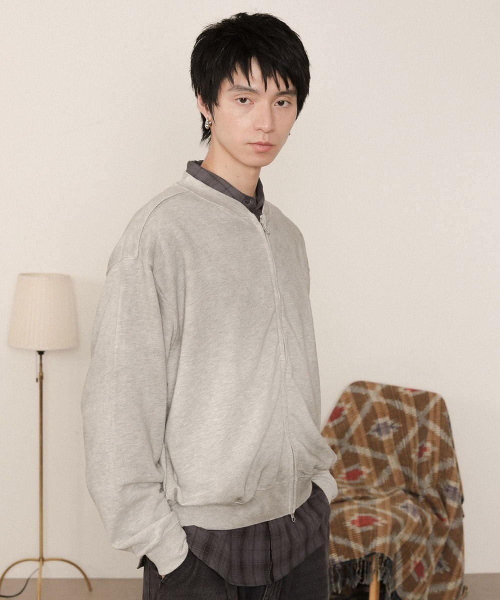 WEGO ブラストダブルZIPスウェットカーディガン 