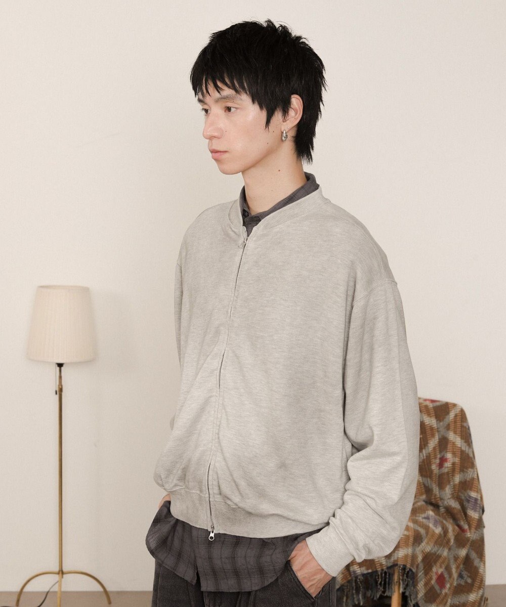 WEGO ブラストダブルZIPスウェットカーディガン 