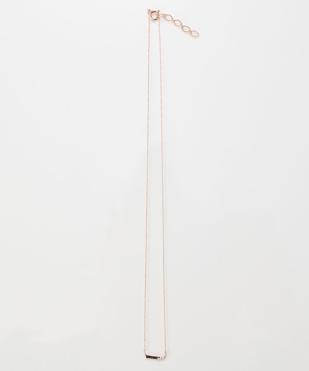 Phoebe <新色>【金属アレルギー対応】ストレートバービジューネックレス　シャンパンゴールド 