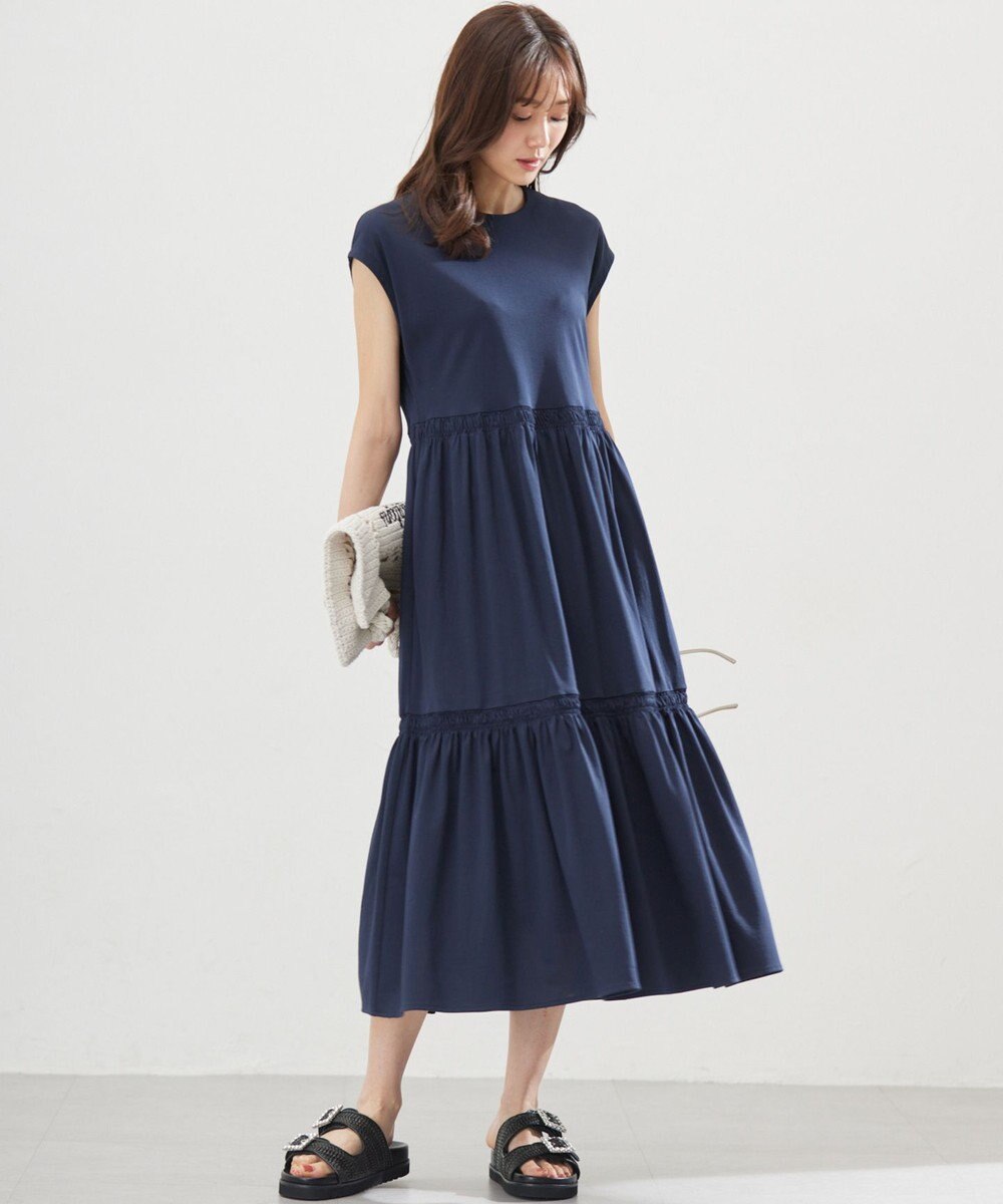 組曲 サマージャージーティアード ワンピース 