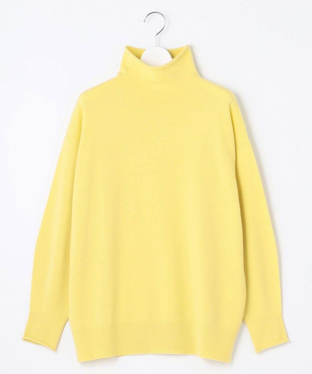 自由区 【洗える】ソフトウールハイゲージ ハイネックニット 